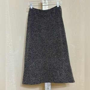 Modern Soul Elegant Brown Midi Skirt Sz L